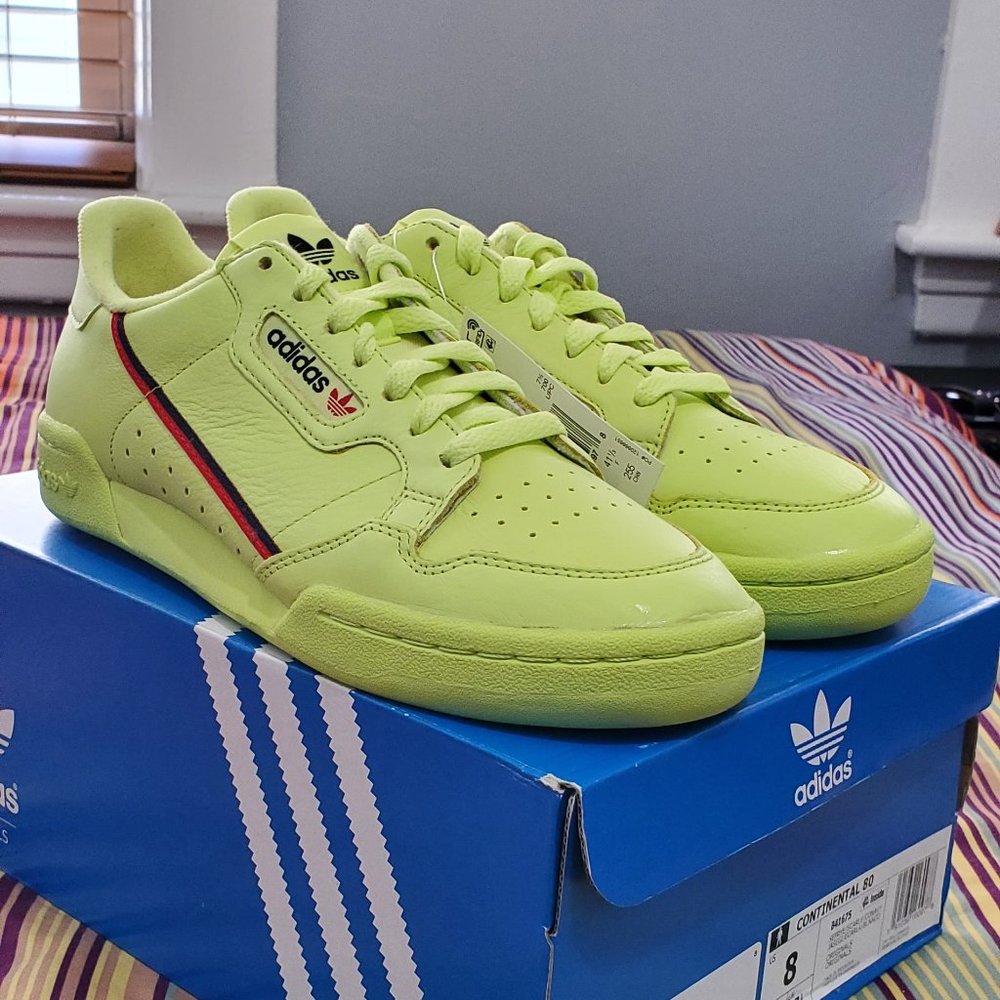 Adidas Originals Continental 80 Semi Frozen Yellow